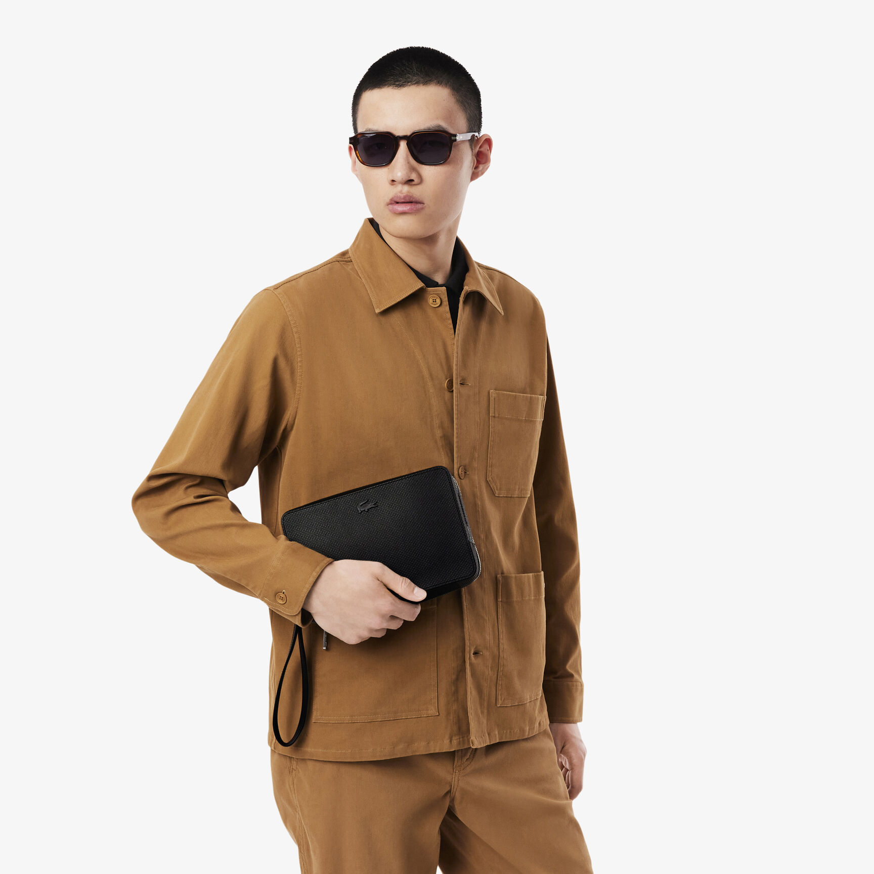 حقيبة شانتاكو بيكيه الجلدية بسحاب