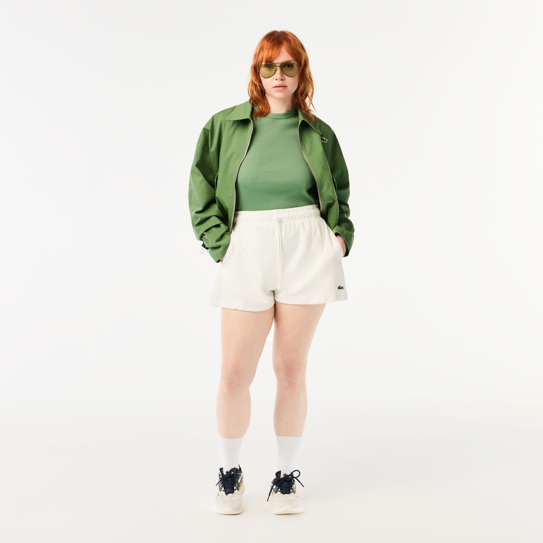 Women's Lacoste Organic Cotton Terry Shorts Women's Lacoste Organic Cotton Terry Shorts