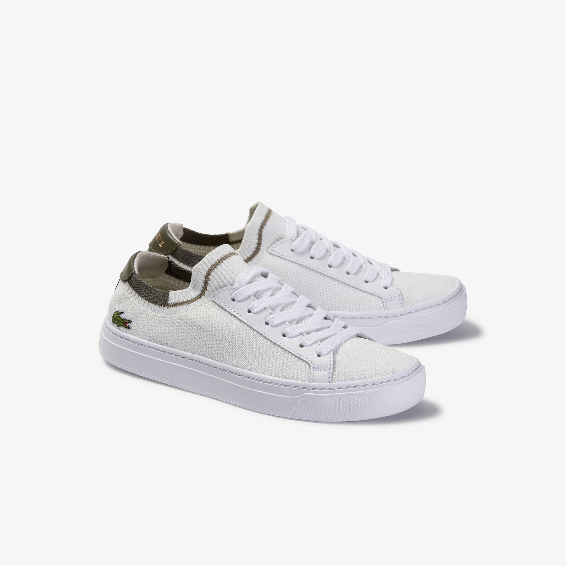 Women's La Piquée Colour-block Textile Sneakers lacoste women s la piqu e colour block textile sneakers