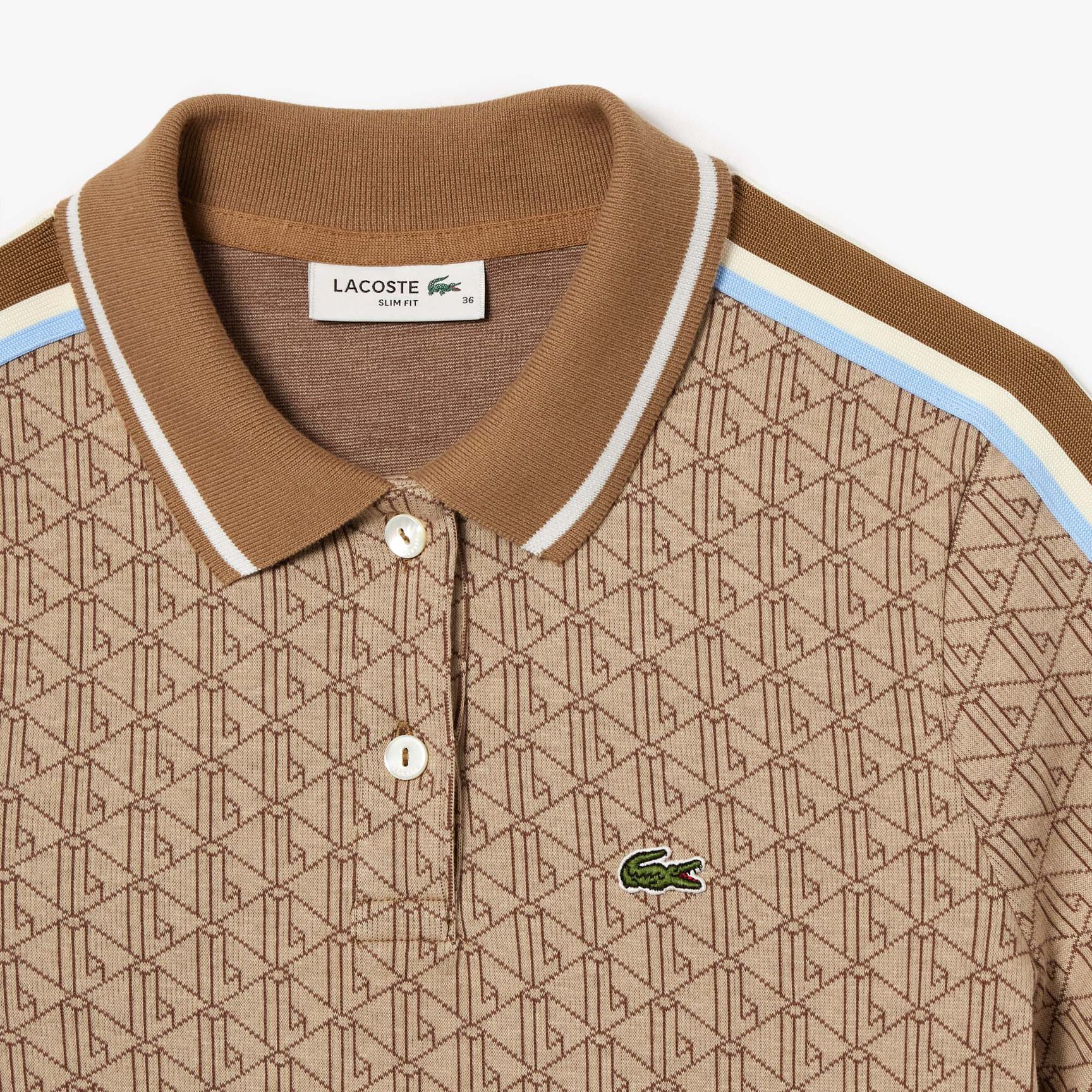 Slim Fit Lacoste Monogram Jacquard Dress Slim Fit Lacoste Monogram Jacquard Dress