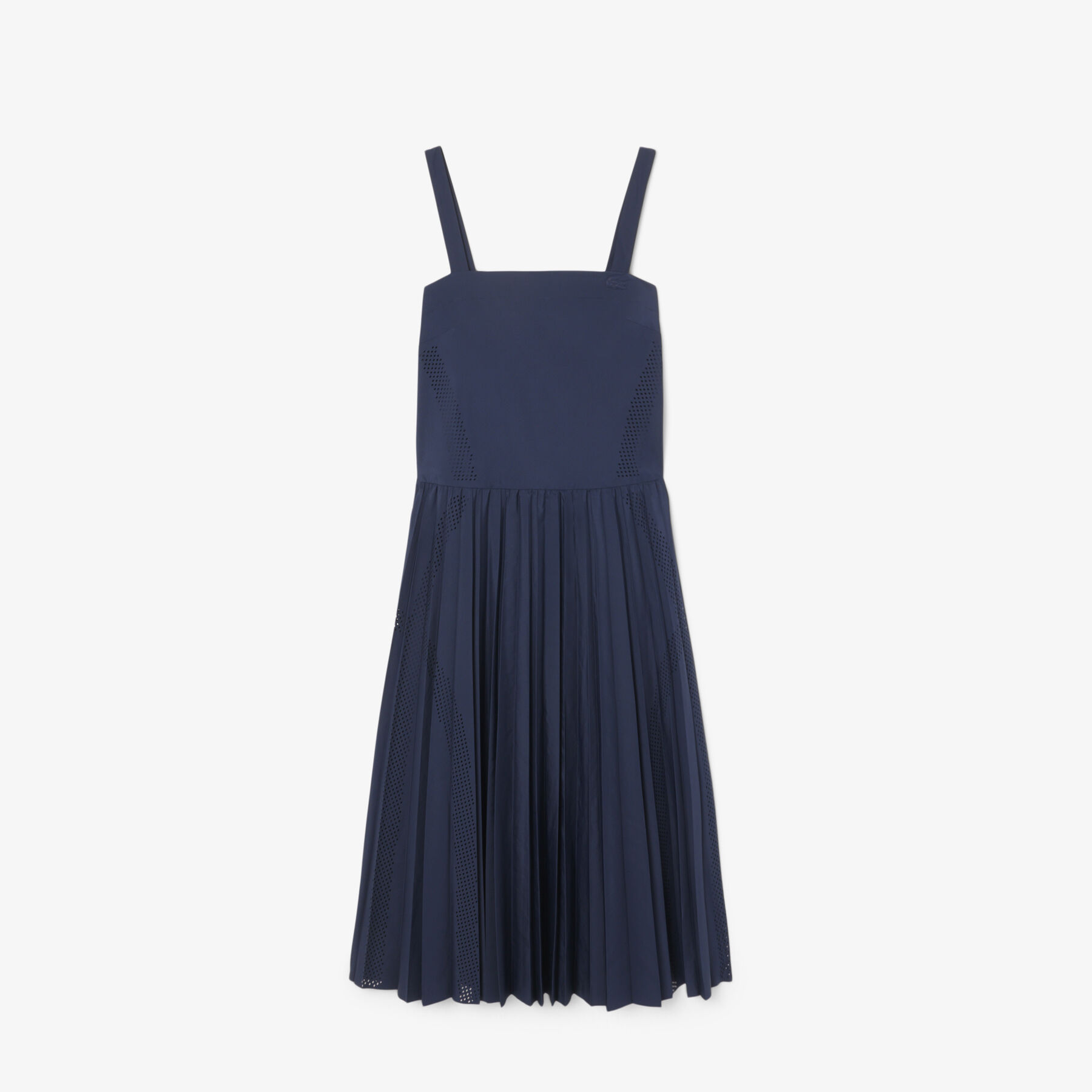 Long Pleated Strap Dress lacoste long pleated strap dress
