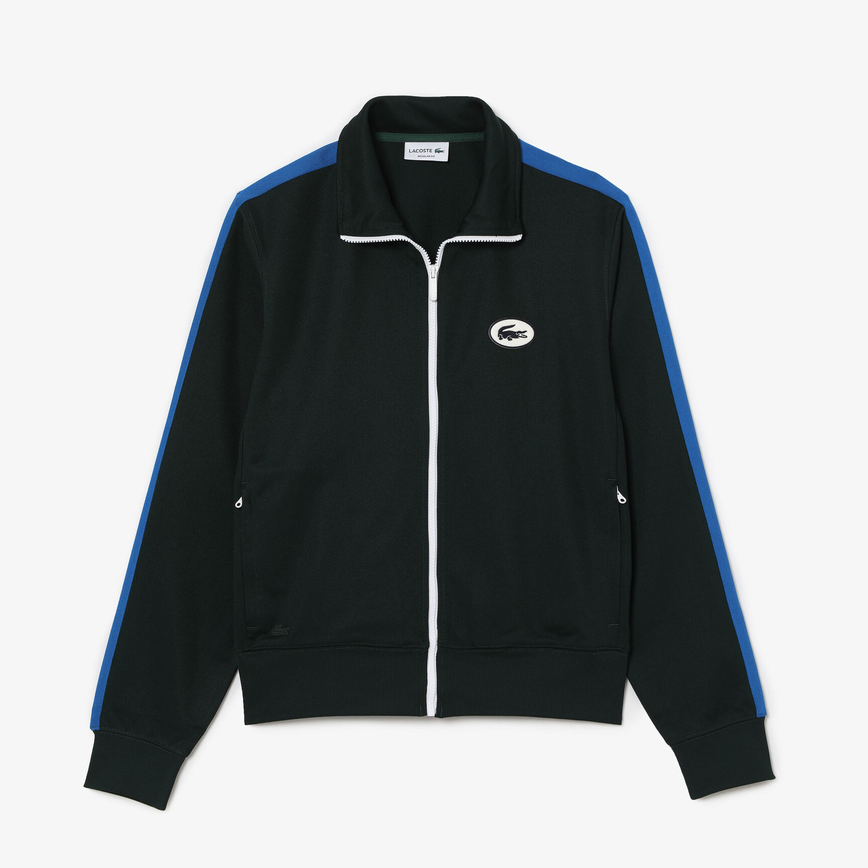 سويت شيرت لاكوست بيكيه بياقة عالية وسحّاب للرجال