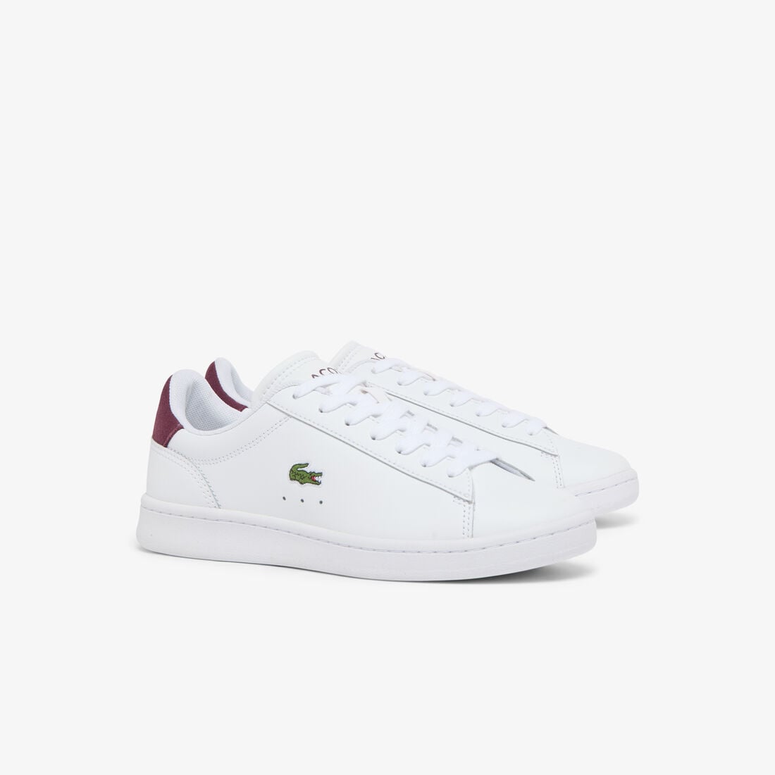lacoste women s carnaby set leather sneakers