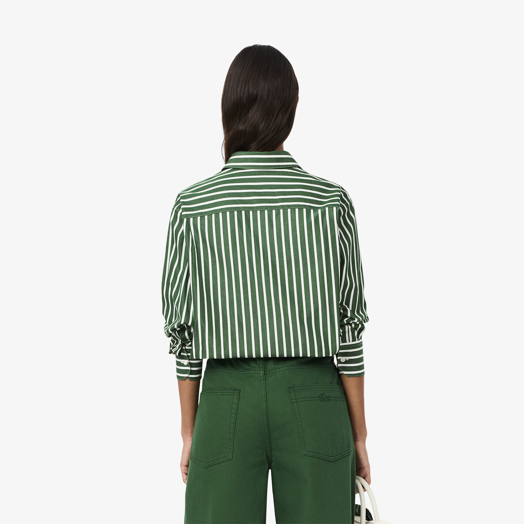 قميص بوبلين قطني كبير الحجم