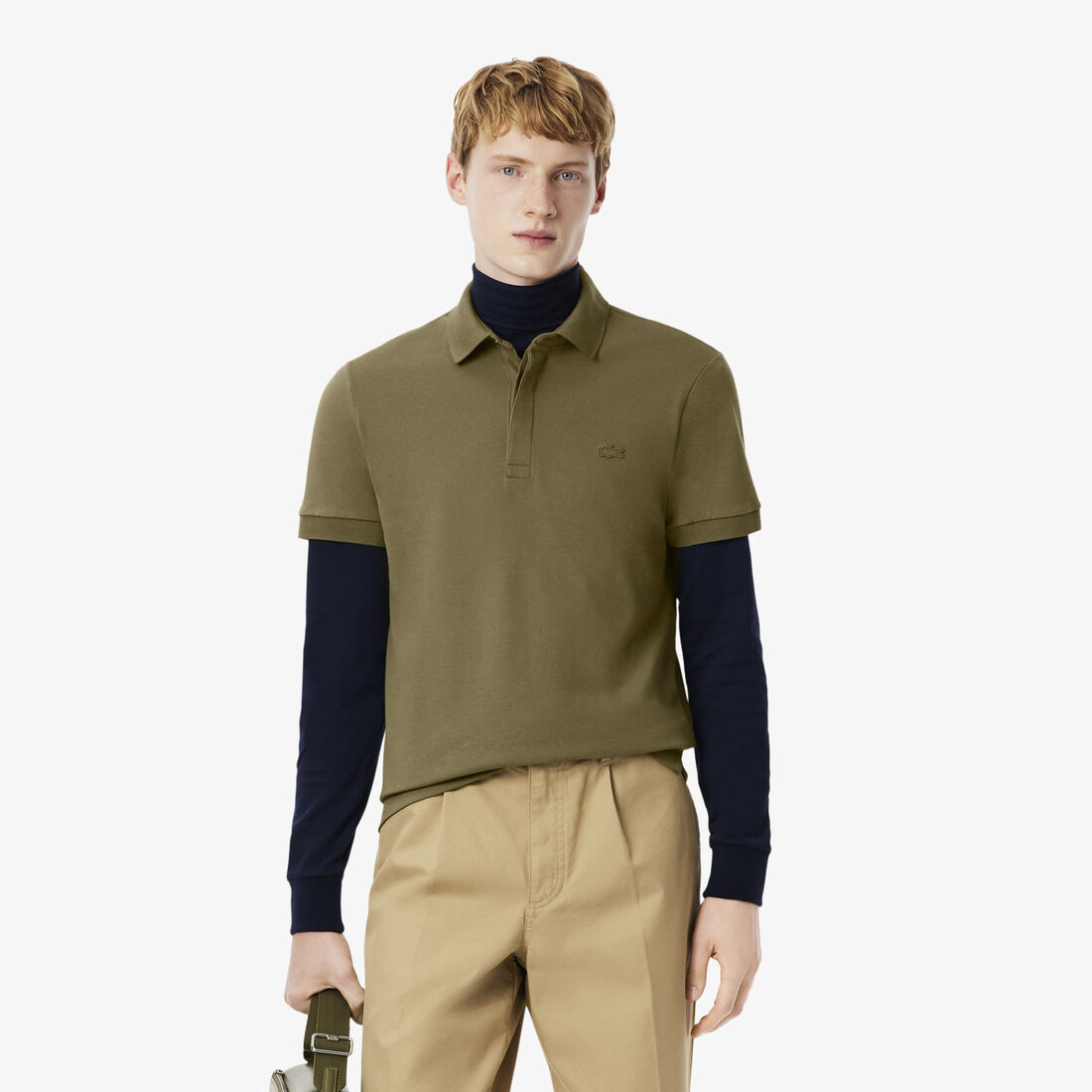 Regular Fit Paris Stretch Pique Polo Shirt