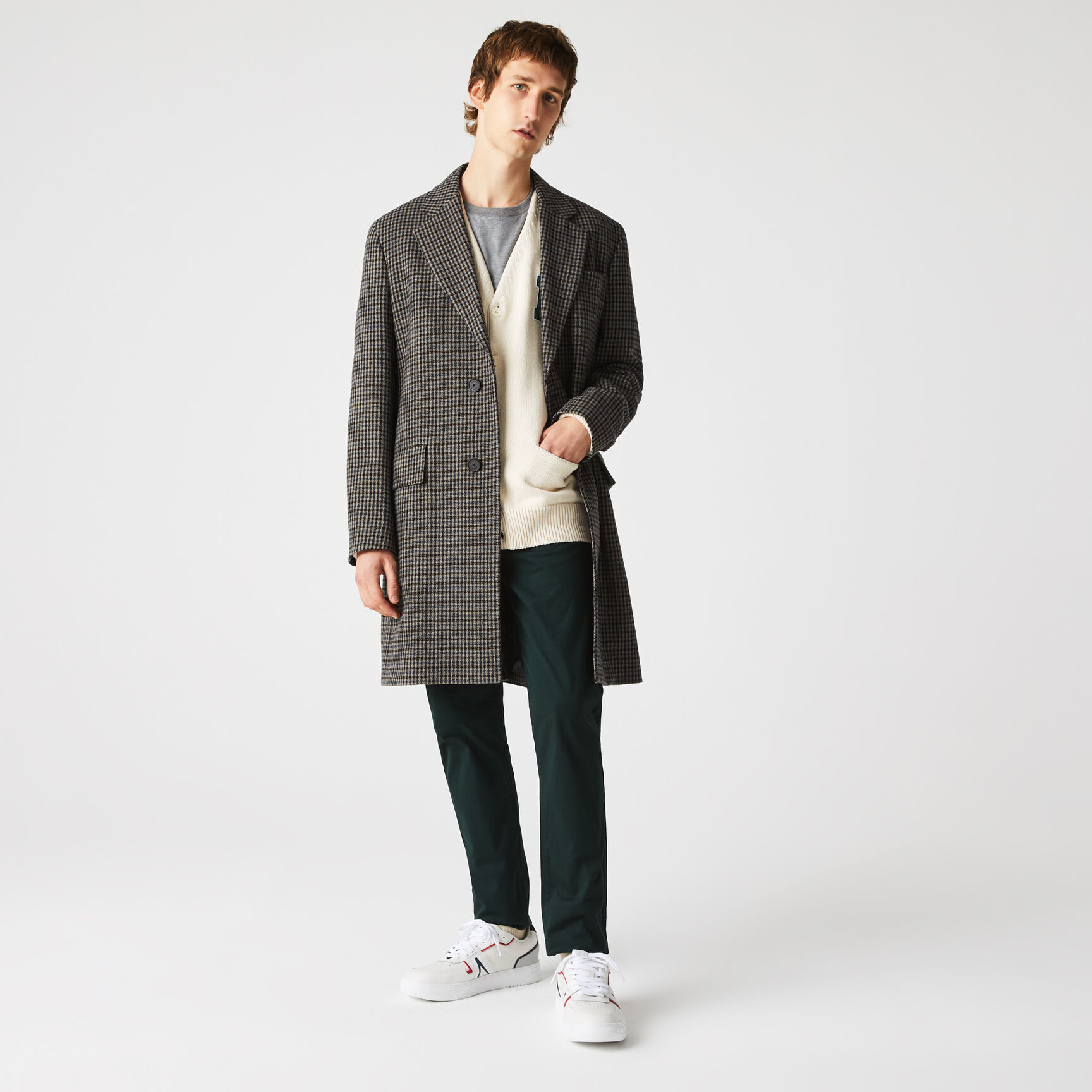 بنطال من القطن المرن بقصة ضيقة 5 جيوب للرجال بنطال من القطن المرن بقصة ضيقة 5 جيوب للرجال