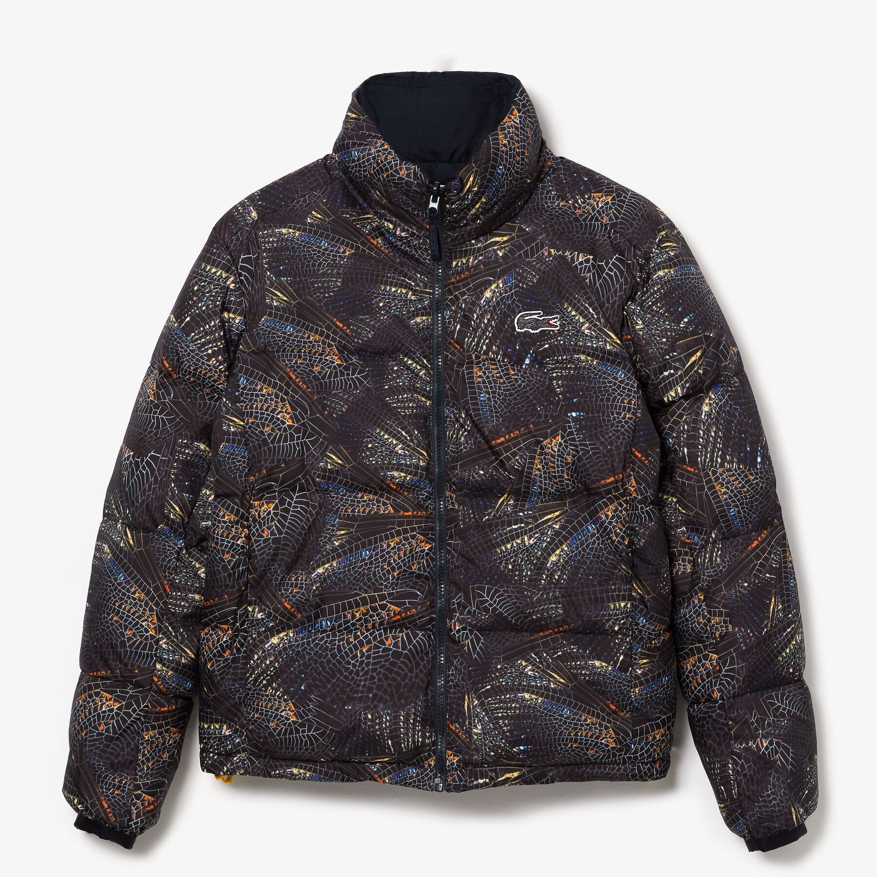 women s lacoste x national geographic print quilted jacket
