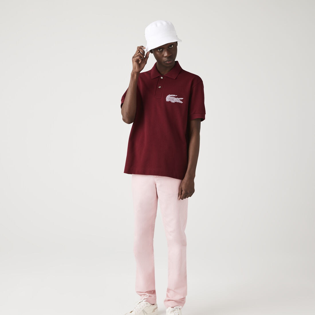 Men's Lacoste Made in France Classic Fit Organic Cotton Polo Shirt Men's Lacoste Made in France Classic Fit Organic Cotton Polo Shirt