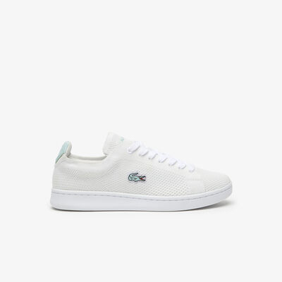 Women's Lacoste Carnaby Piqué Textile Heel Pop Trainers