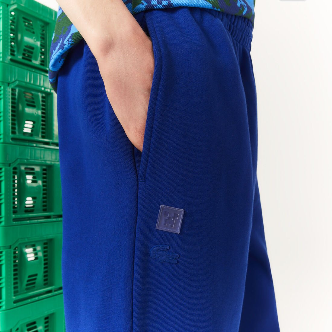 Unisex Lacoste x Minecraft Organic Cotton Fleece Joggers Unisex Lacoste x Minecraft Organic Cotton Fleece Joggers