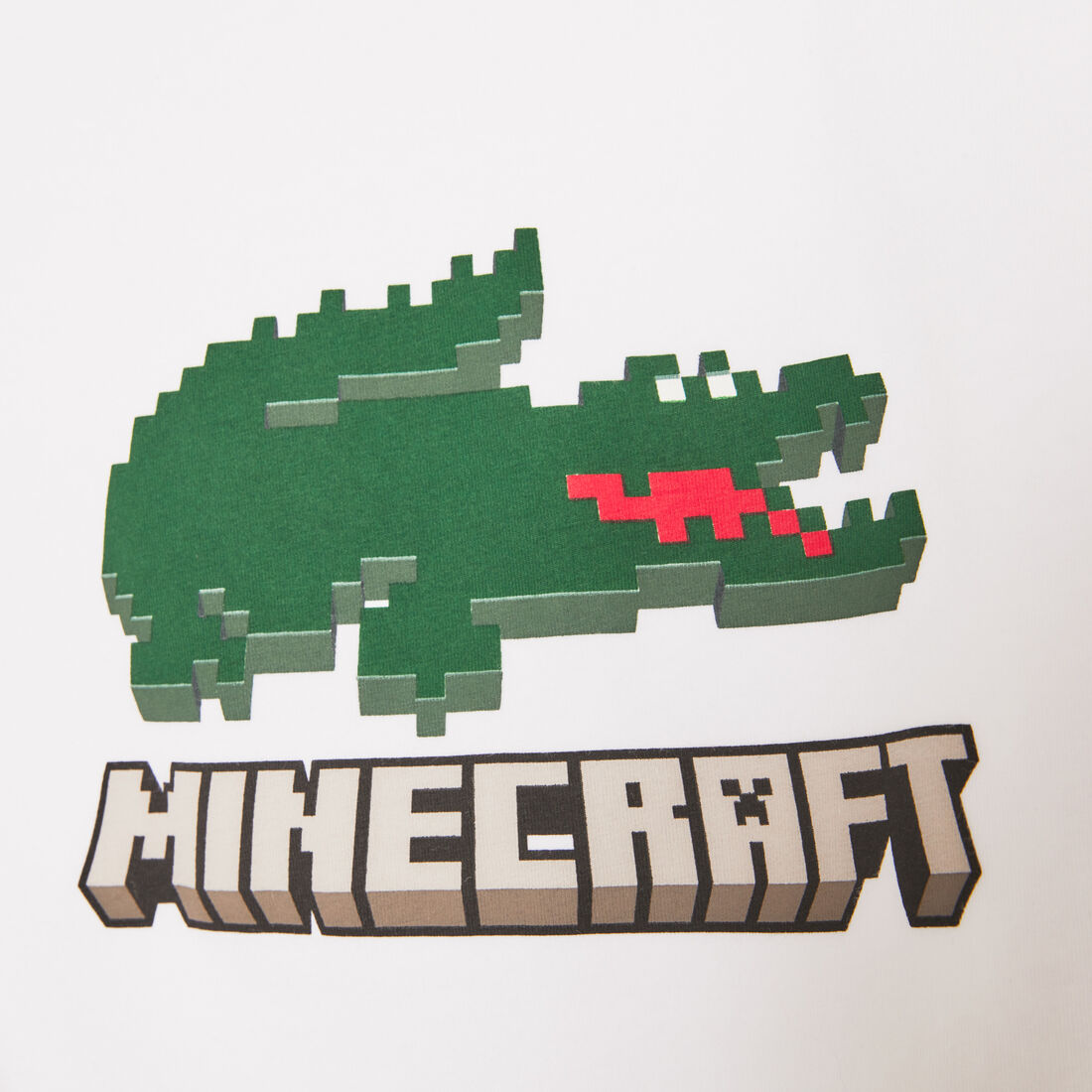 طقم بيجاما شورت قطن عضوي مطاطي مجموعة Lacoste x Minecraft للرجال طقم بيجاما شورت قطن عضوي مطاطي مجموعة Lacoste x Minecraft للرجال