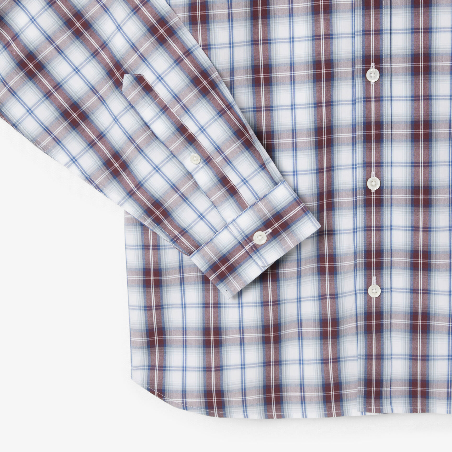 Regular Fit Poplin Plaid Shirt Regular Fit Poplin Plaid Shirt