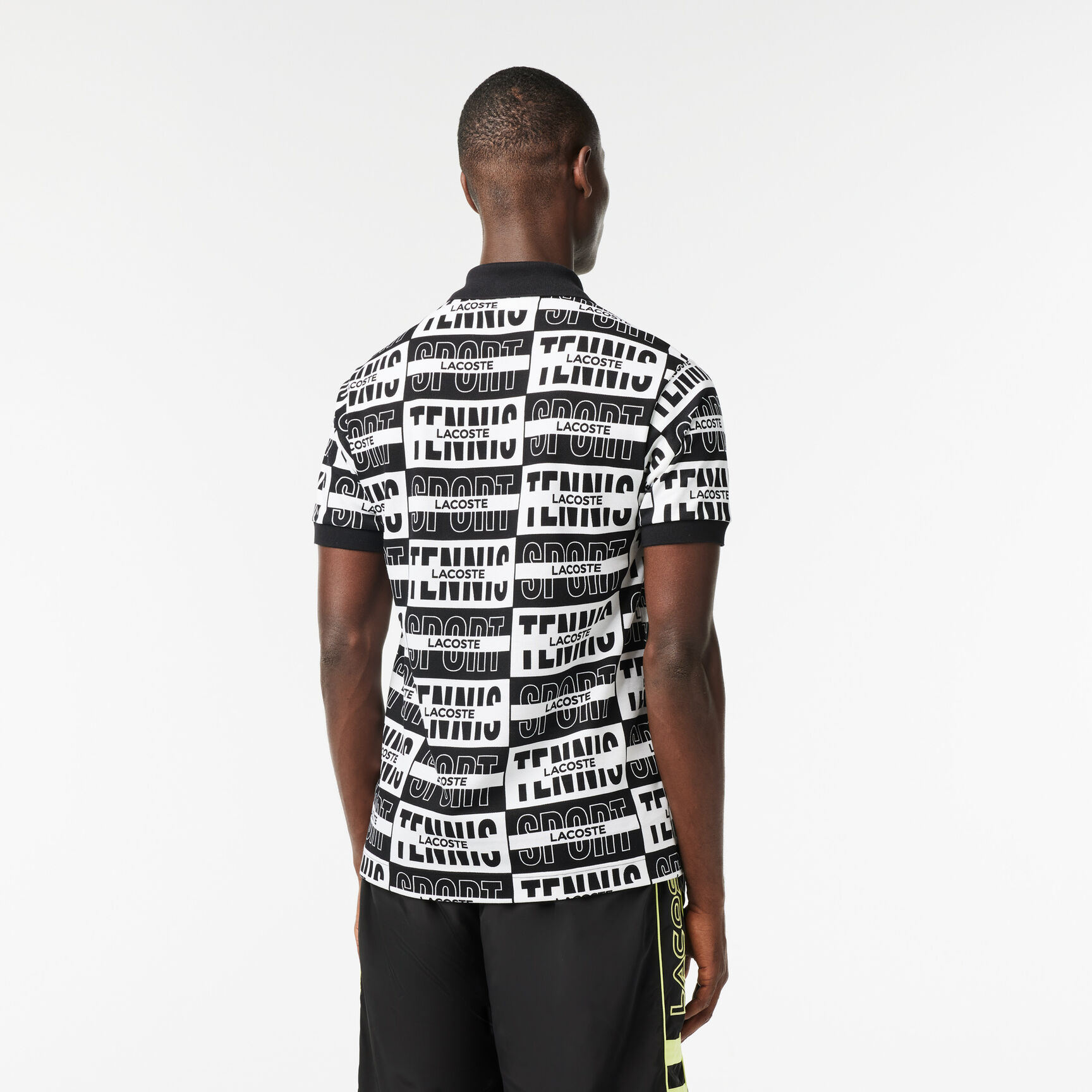 Original L.12.12 Two Tone Badge Print Polo Shirt
