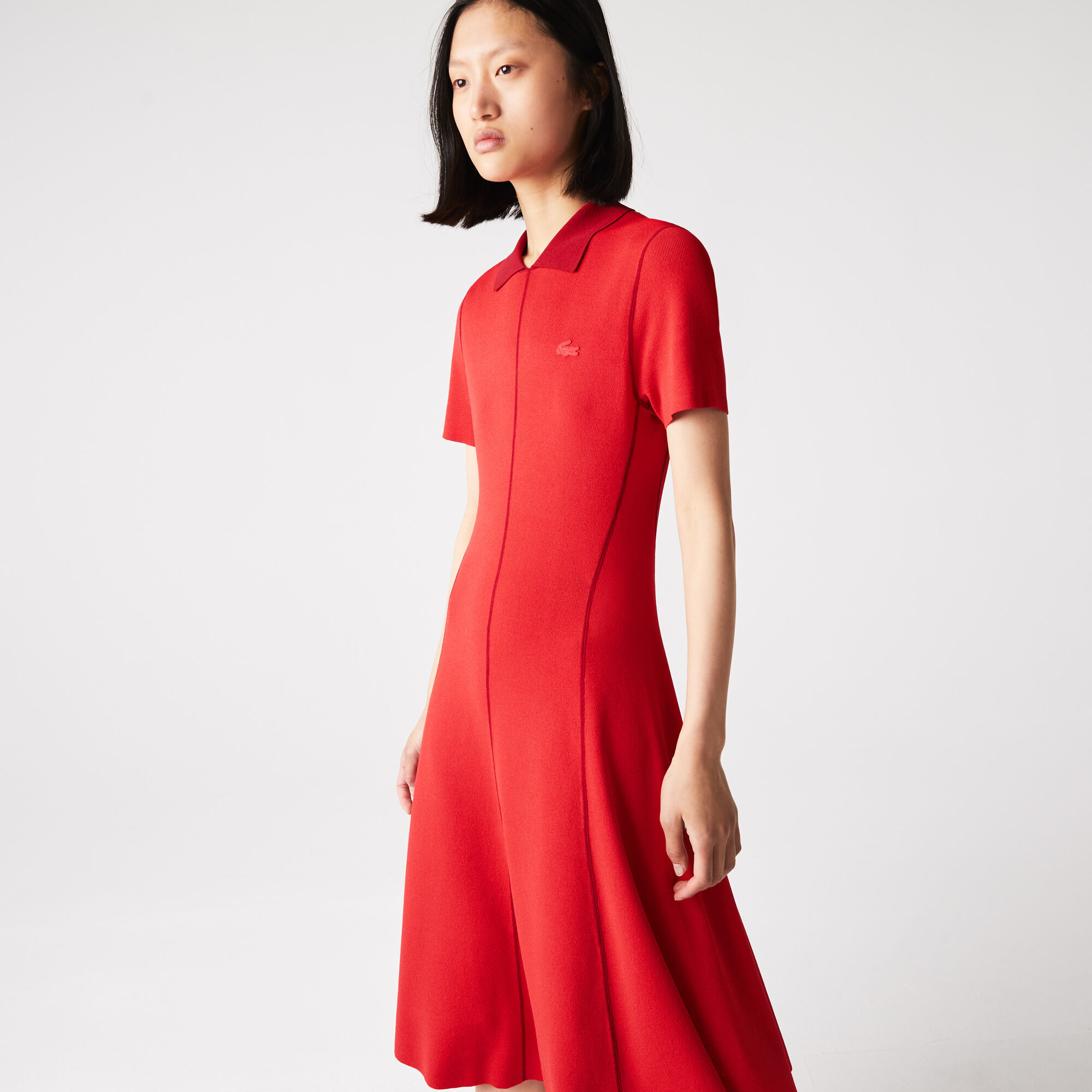 Lacoste knit dress clearance