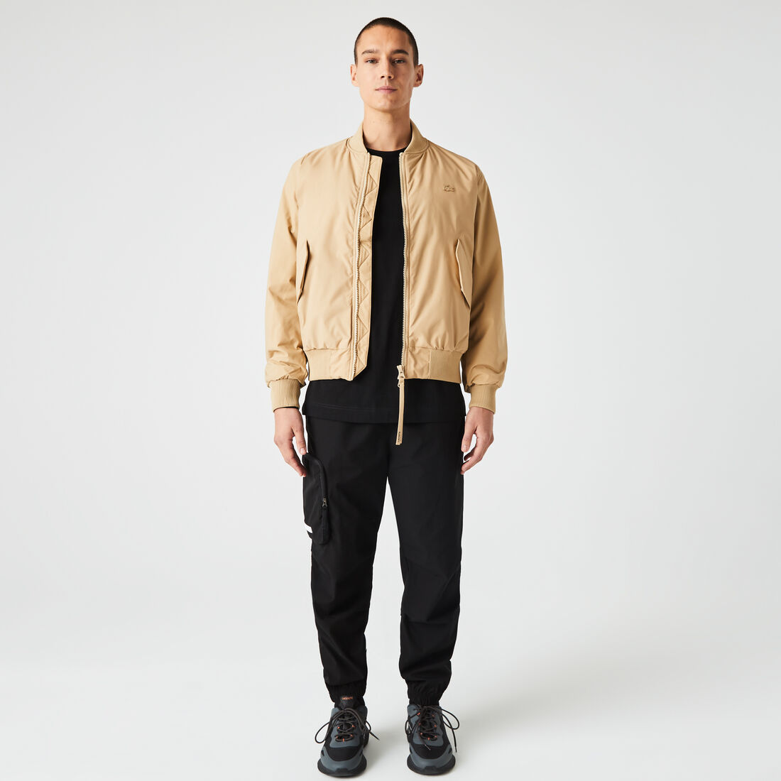 Men's Lacoste Insulated Padded Bomber Jacket Men's Lacoste Insulated Padded Bomber Jacket