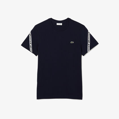 Men's Lacoste Regular Fit Printed Bands T-shirt