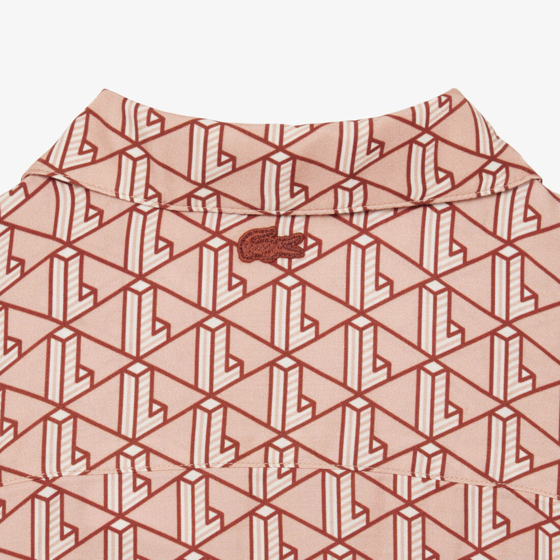 Oversized Monogram Print Shirt Oversized Monogram Print Shirt