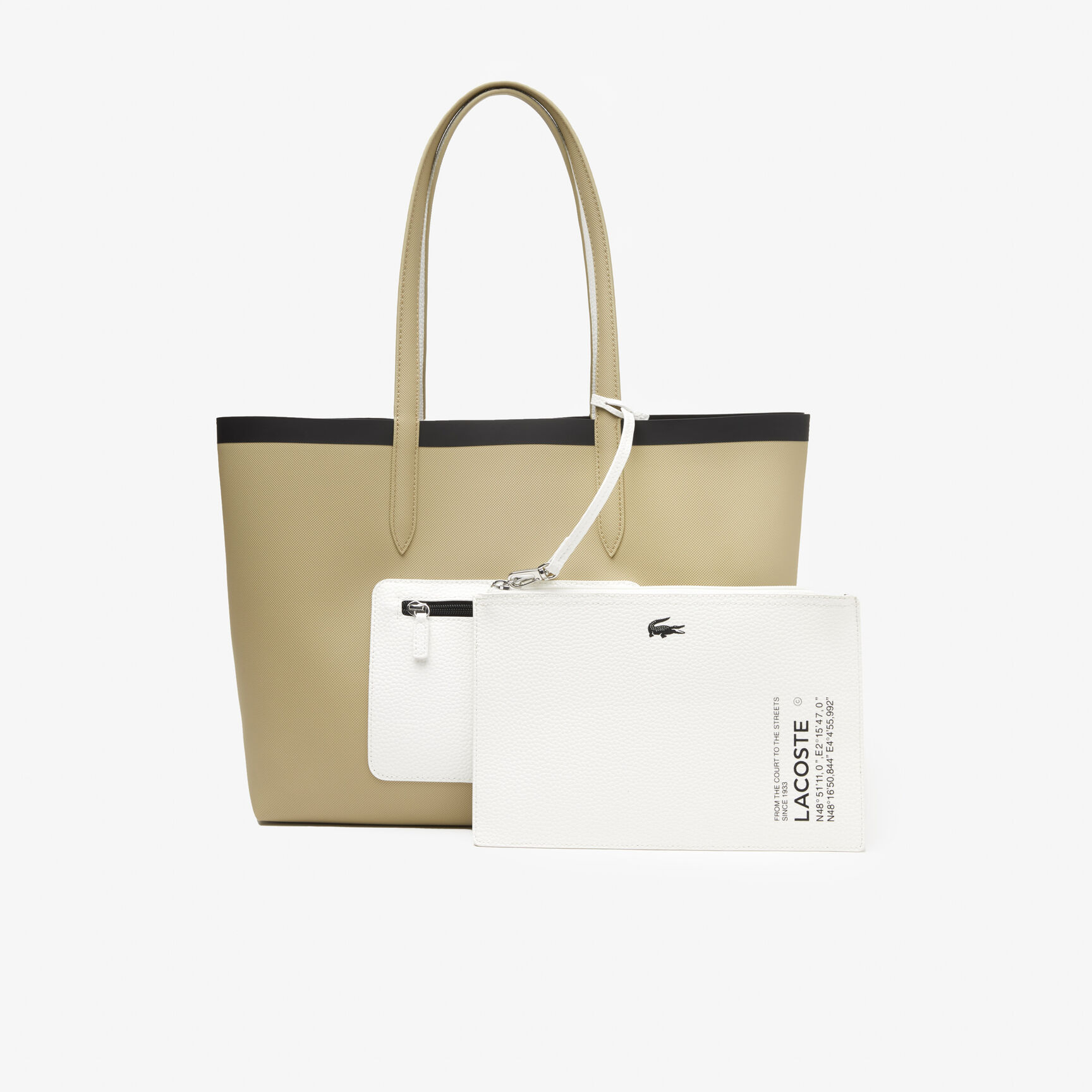 Women’s Lacoste Anna Reversible Tote with Zipped Pouch