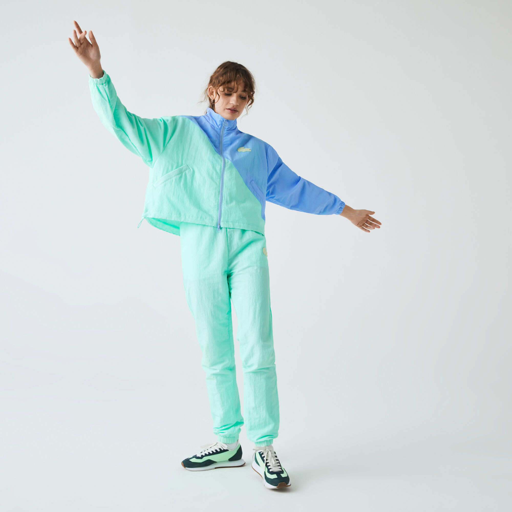 Women’s Lacoste LIVE Bicolour Zip Windbreaker Women’s Lacoste LIVE Bicolour Zip Windbreaker