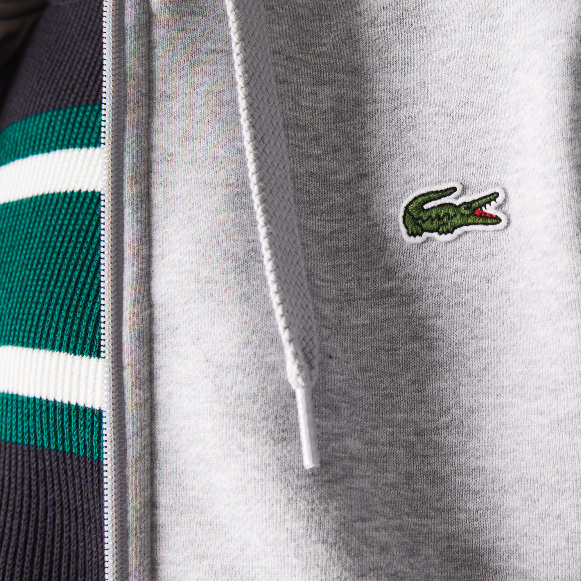 Men's Lacoste SPORT Lightweight Bi-material Hoodie Men's Lacoste SPORT Lightweight Bi-material Hoodie