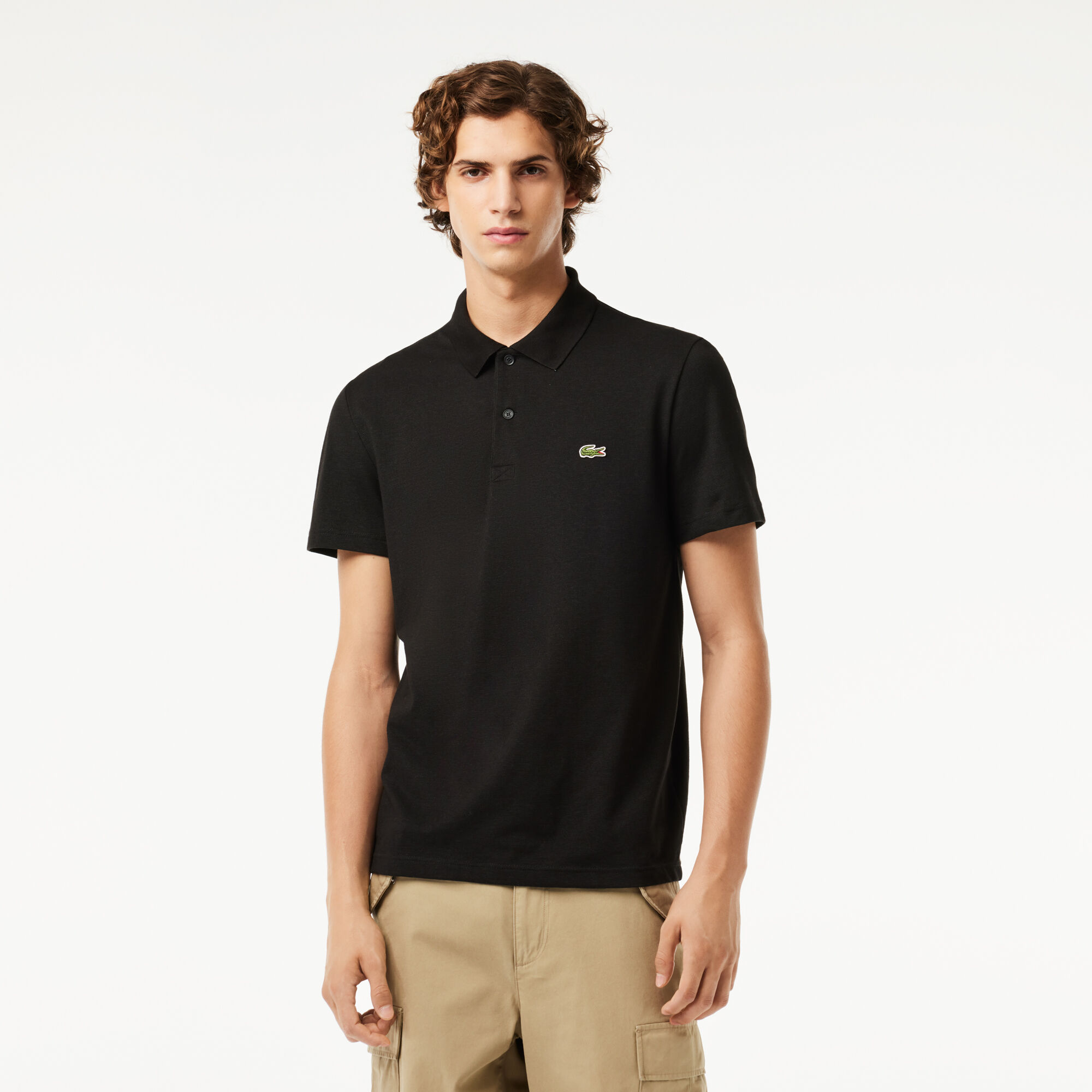 Buy Regular Fit Polyester Cotton Polo Shirt Lacoste QA