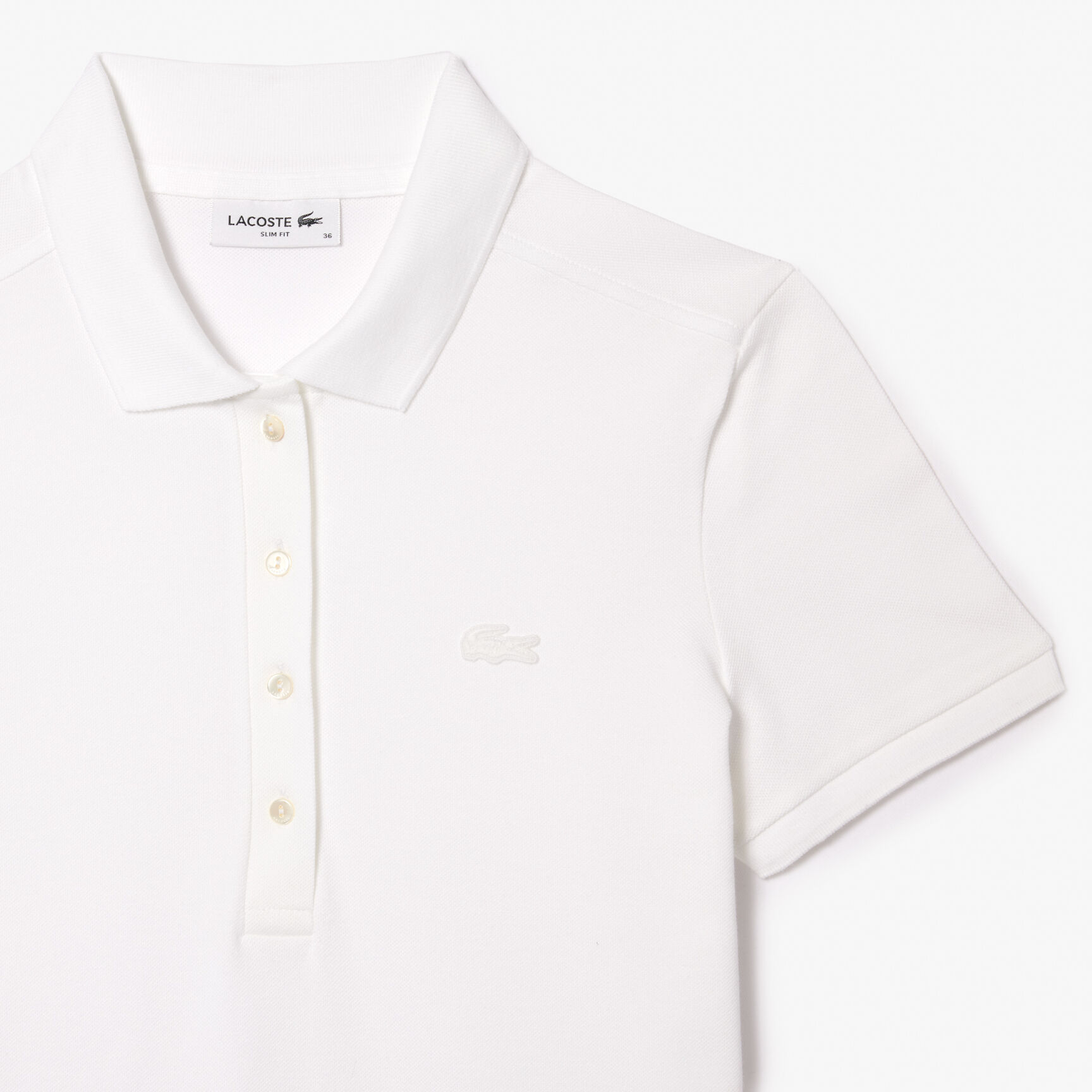 Slim Fit Stretch Petit Pique Polo Dress