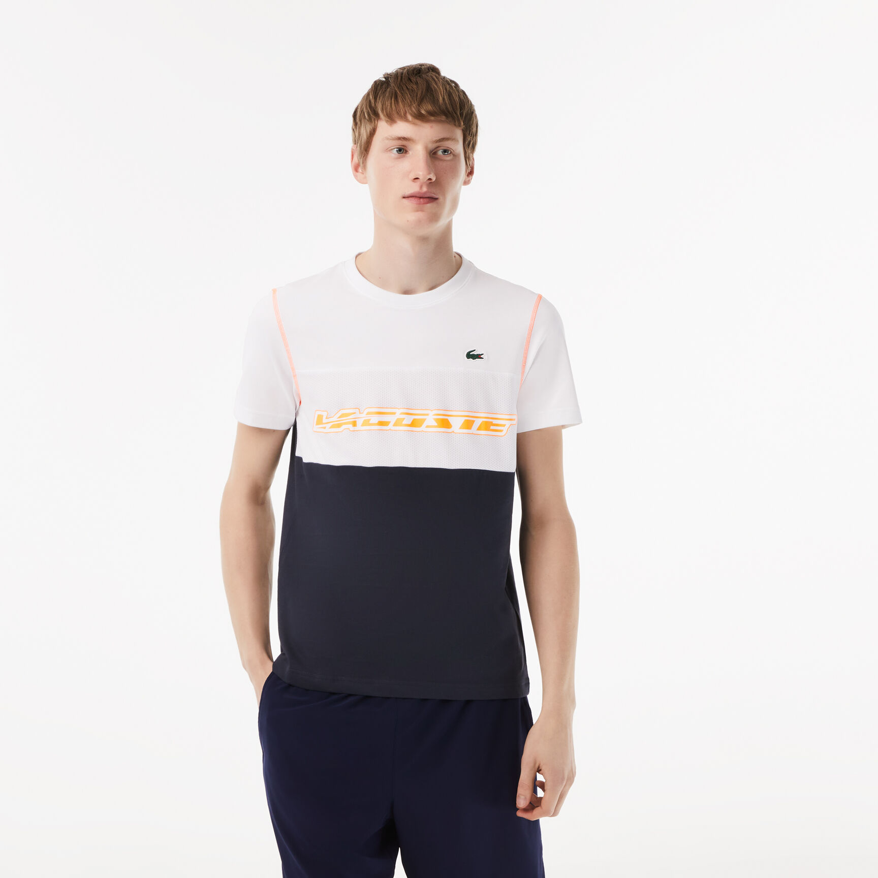 Men's Lacoste Tennis x Daniil Medvedev Jersey T-Shirt Men's Lacoste Tennis x Daniil Medvedev Jersey T-Shirt