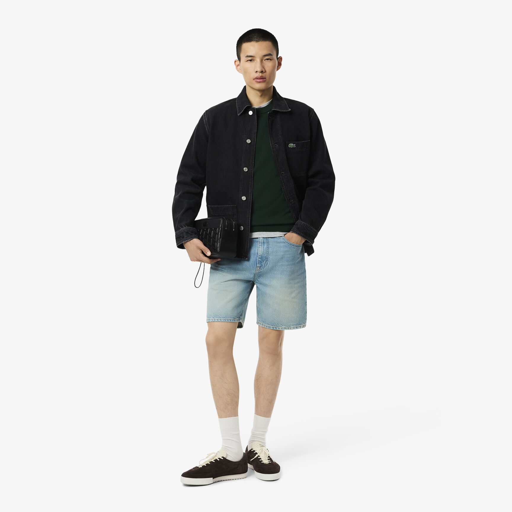 Monochrome Cotton Crew Neck Sweater Monochrome Cotton Crew Neck Sweater