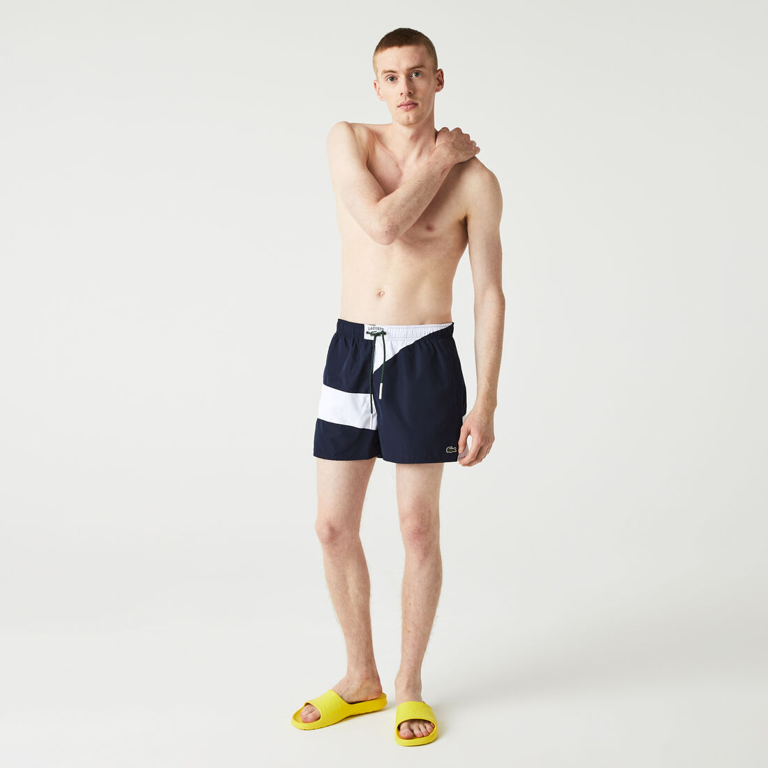 Men's Heritage Graphic Patch Light Swimming Trunks