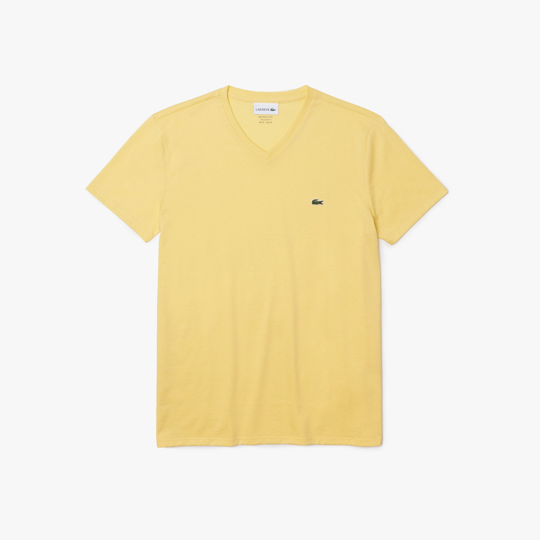 Lightweight Cotton Pima V Neck T-shirt