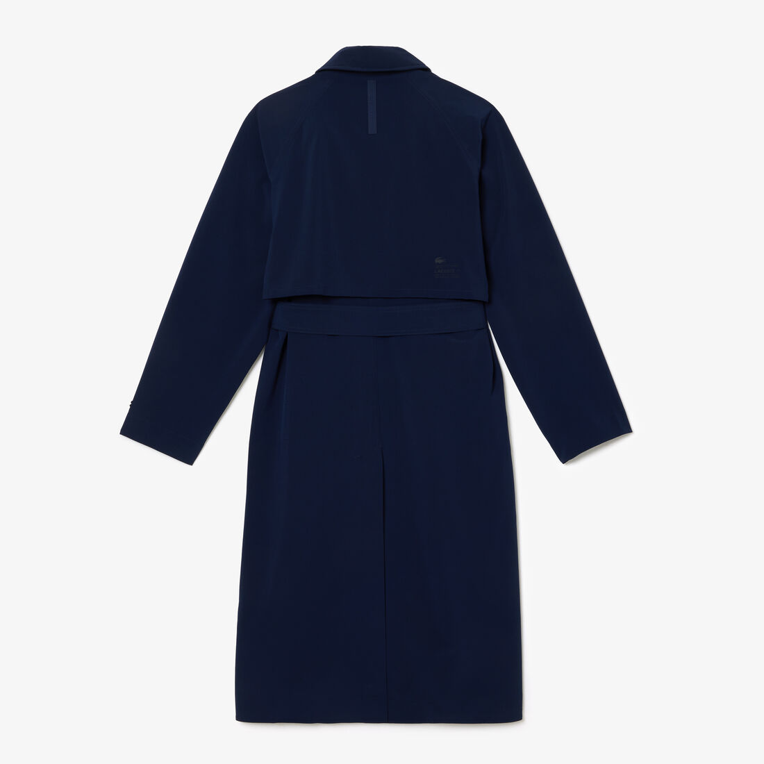 Women's Lacoste Two-Ply Pique Oversized Trench Coat Women's Lacoste Two-Ply Pique Oversized Trench Coat