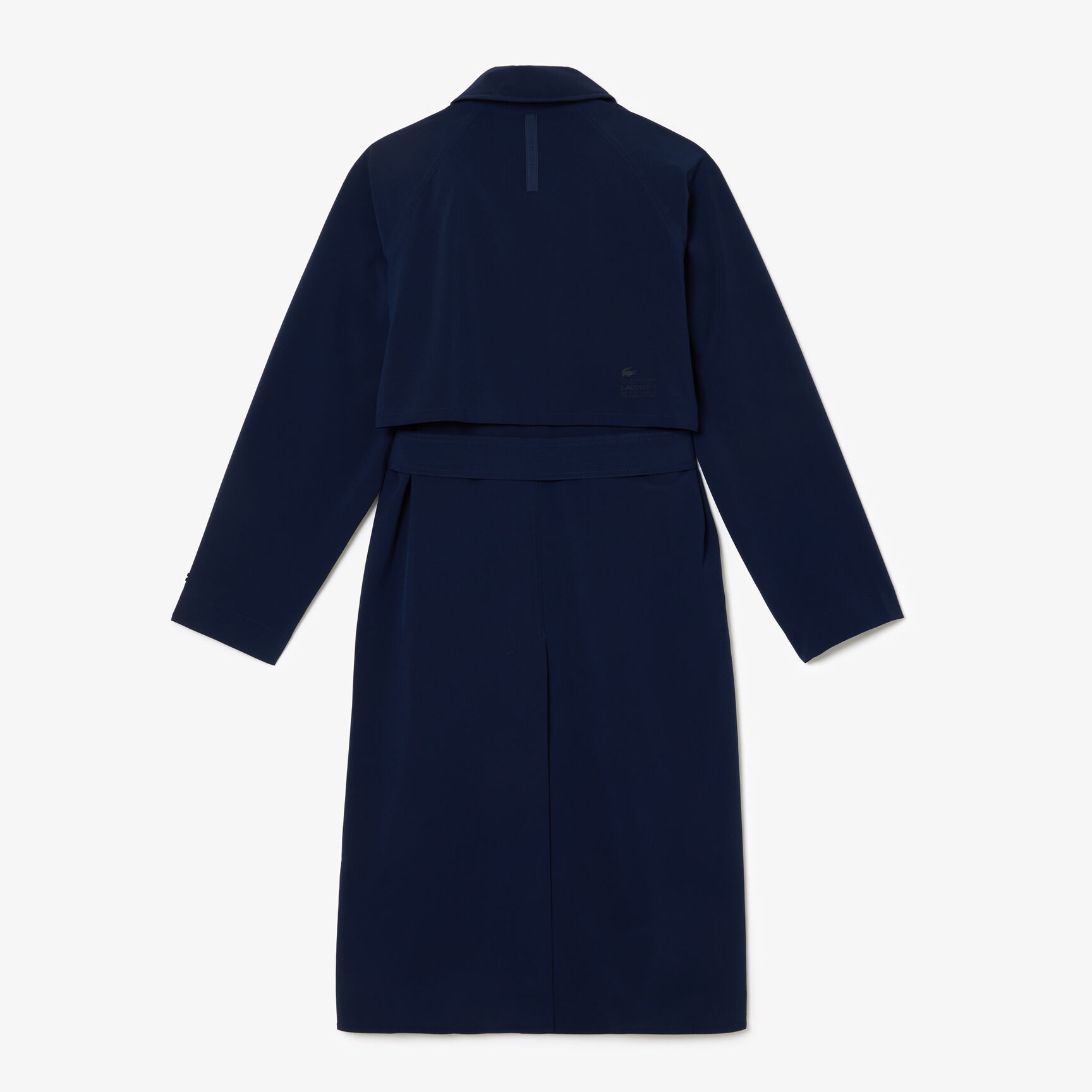 Women's Lacoste Two-Ply Pique Oversized Trench Coat Women's Lacoste Two-Ply Pique Oversized Trench Coat