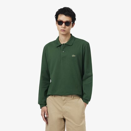 Classic Fit Long Sleeved L.12.12 Polo Shirt
