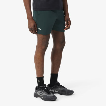 lacoste ultra dry reflective tennis shorts