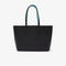 women s lacoste x peanuts zippered print pouch large shopper bag