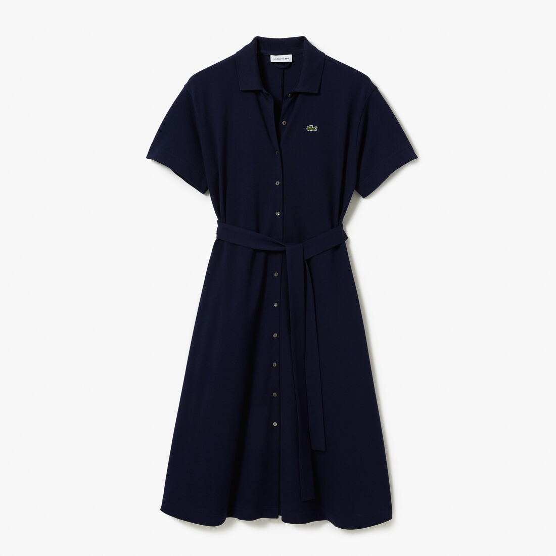 Women’s Lacoste Belted Piqué Polo Dress