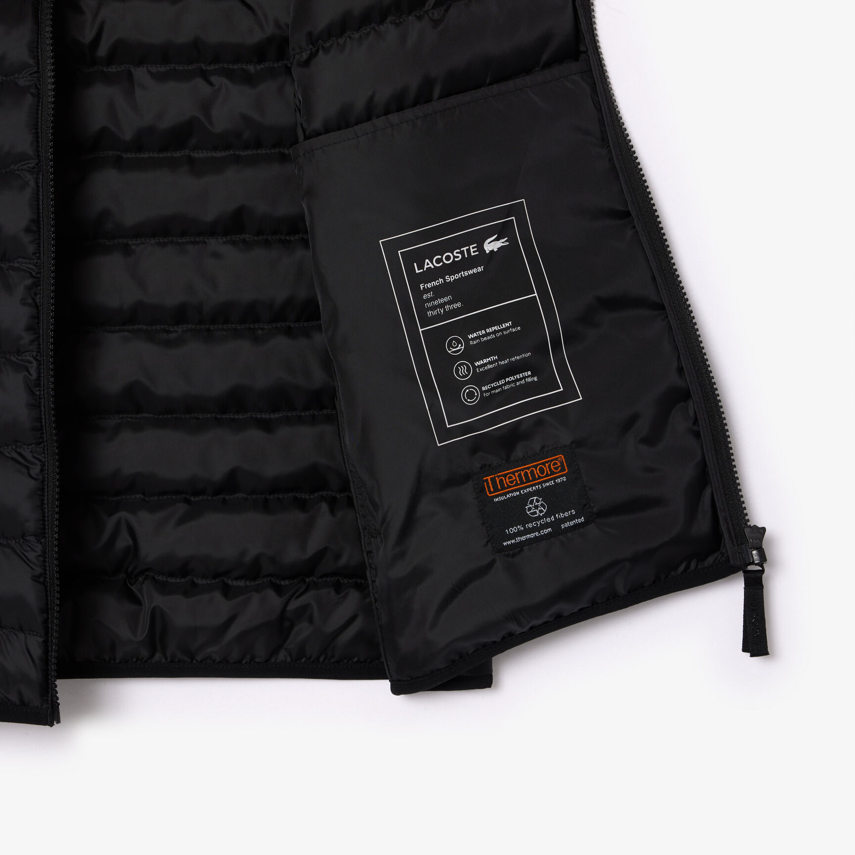 Water-Repellent Puffed Vest