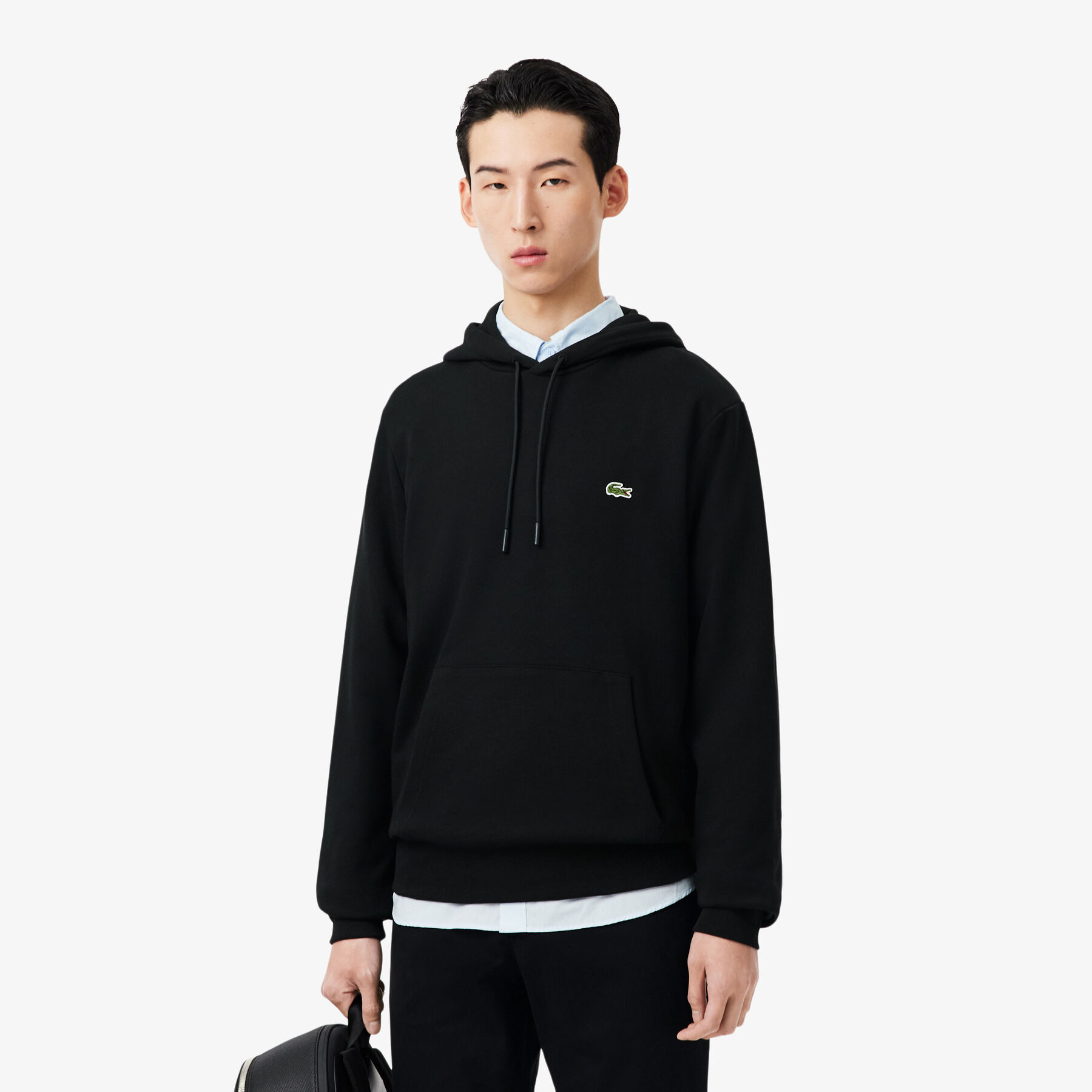 Cotton Fleece Hoodie lacoste cotton fleece hoodie