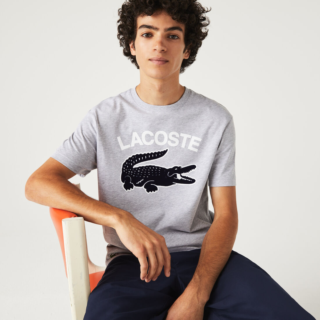 Men's Lacoste Regular Fit XL Crocodile Print T-shirt
