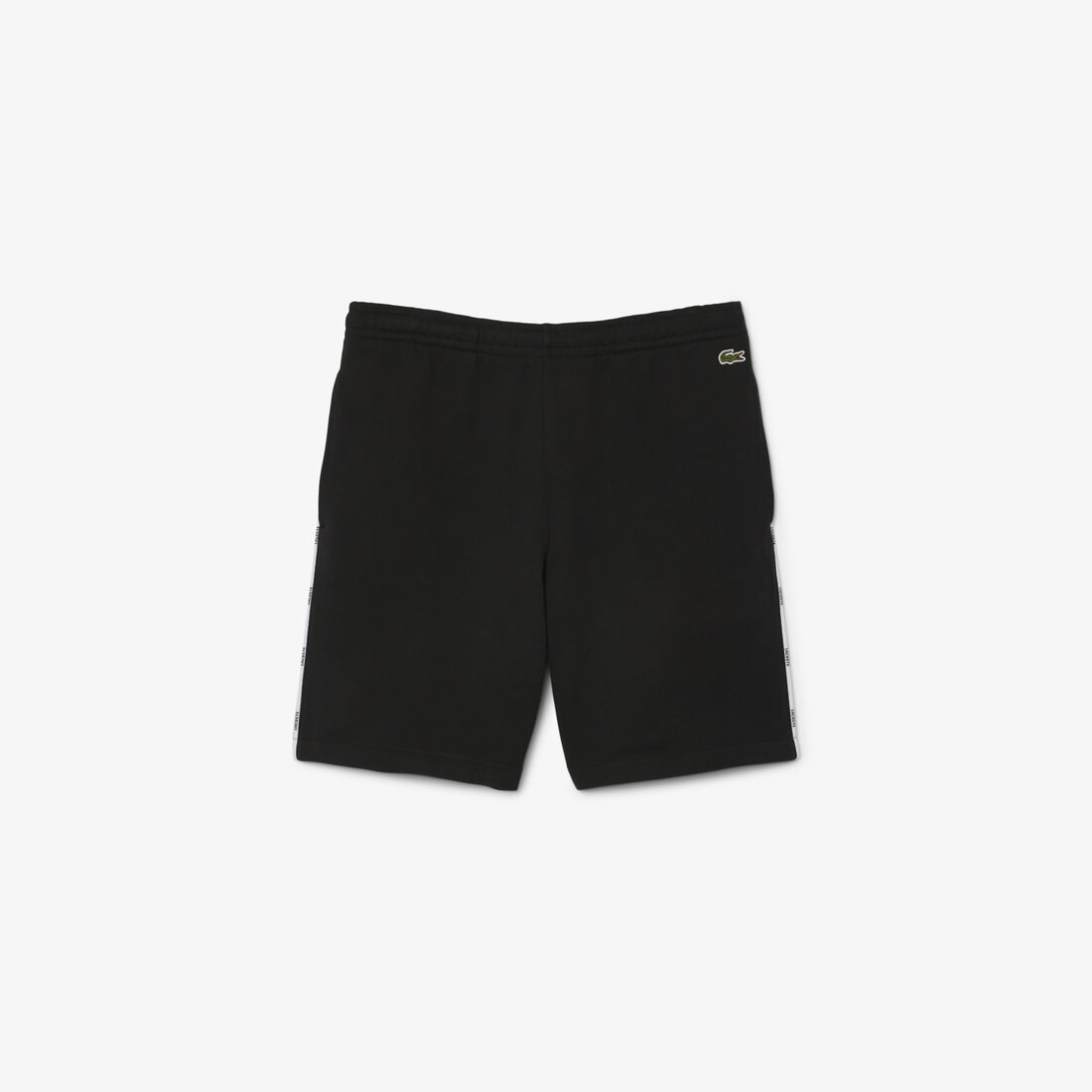 Logo Trim Cotton Fleece Shorts