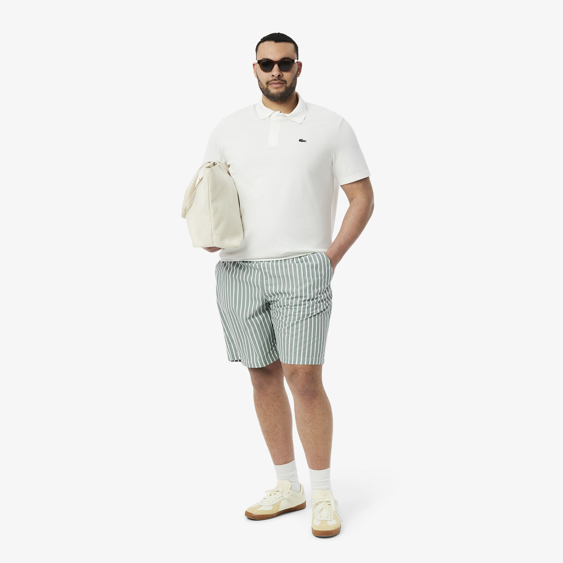 Relaxed Fit Striped Shorts Relaxed Fit Striped Shorts