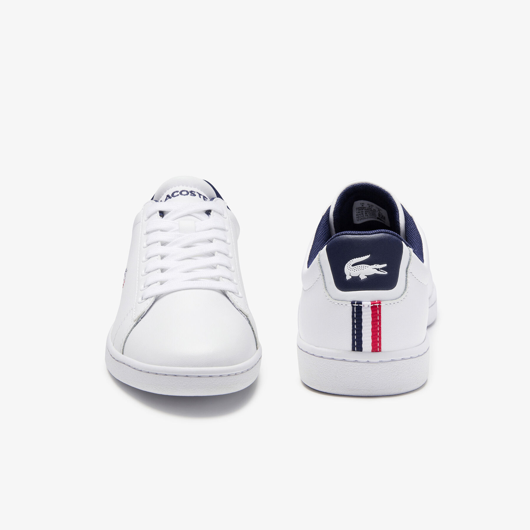 Women's Carnaby Evo Tricolore Leather and Synthetic Trainers lacoste women s carnaby evo tricolore leather and synthetic trainers