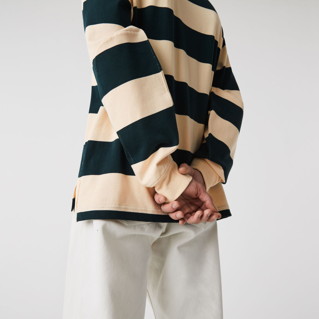 Men’s Lacoste Striped Cotton Rugby Shirt Men’s Lacoste Striped Cotton Rugby Shirt