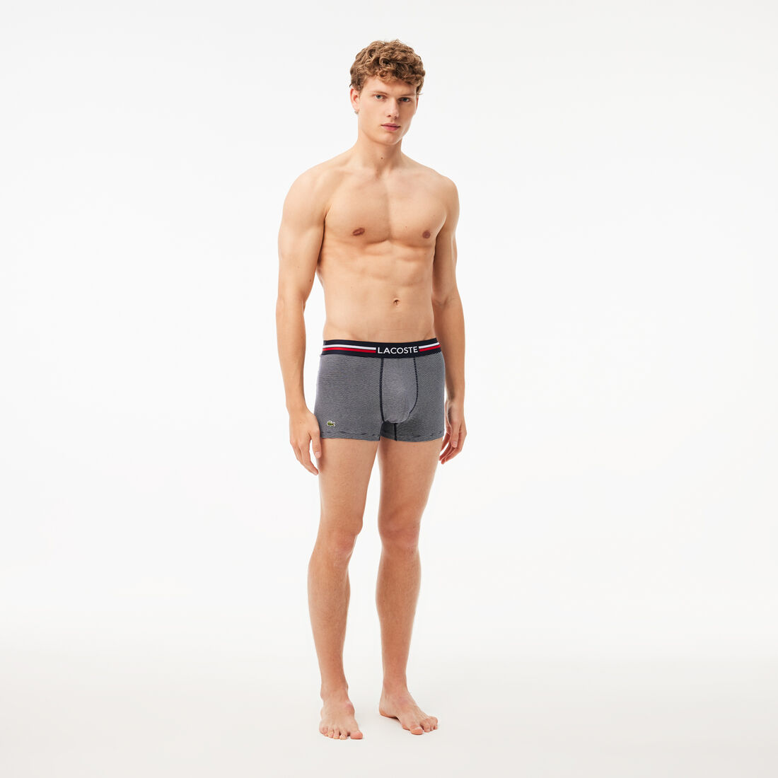 Pack Of 3 Iconic Trunks With Three-Tone Waistband