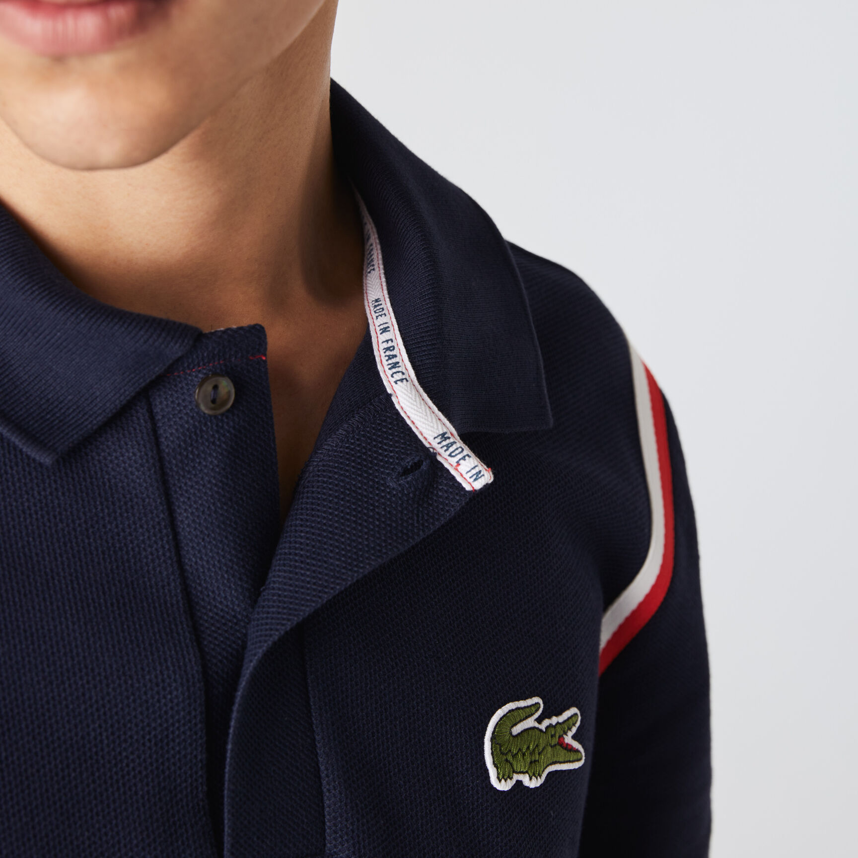 Men&rsquo;s Lacoste Made In France Regular Fit Organic Cotton Polo