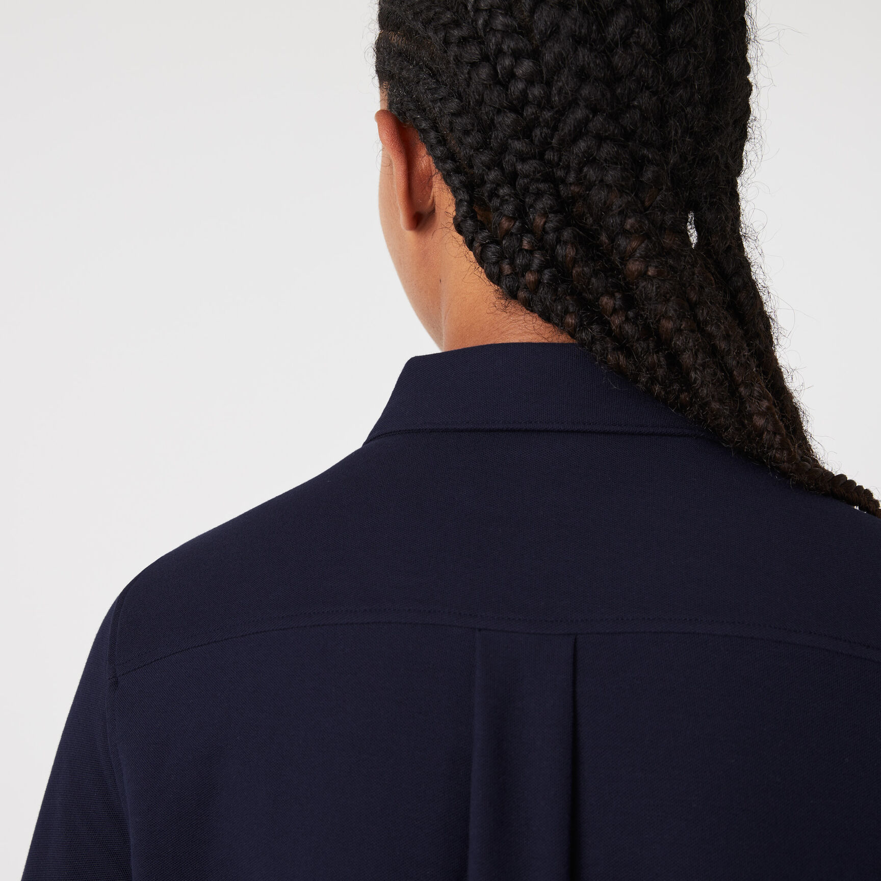 قميص لاكوست قطن بيكيه بياقة فرنسية للنساء