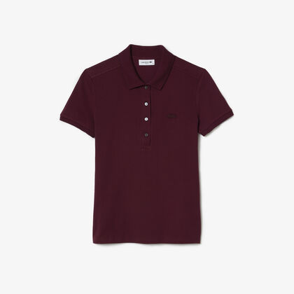 Women's Lacoste Slim Fit Stretch Cotton Pique Polo Shirt