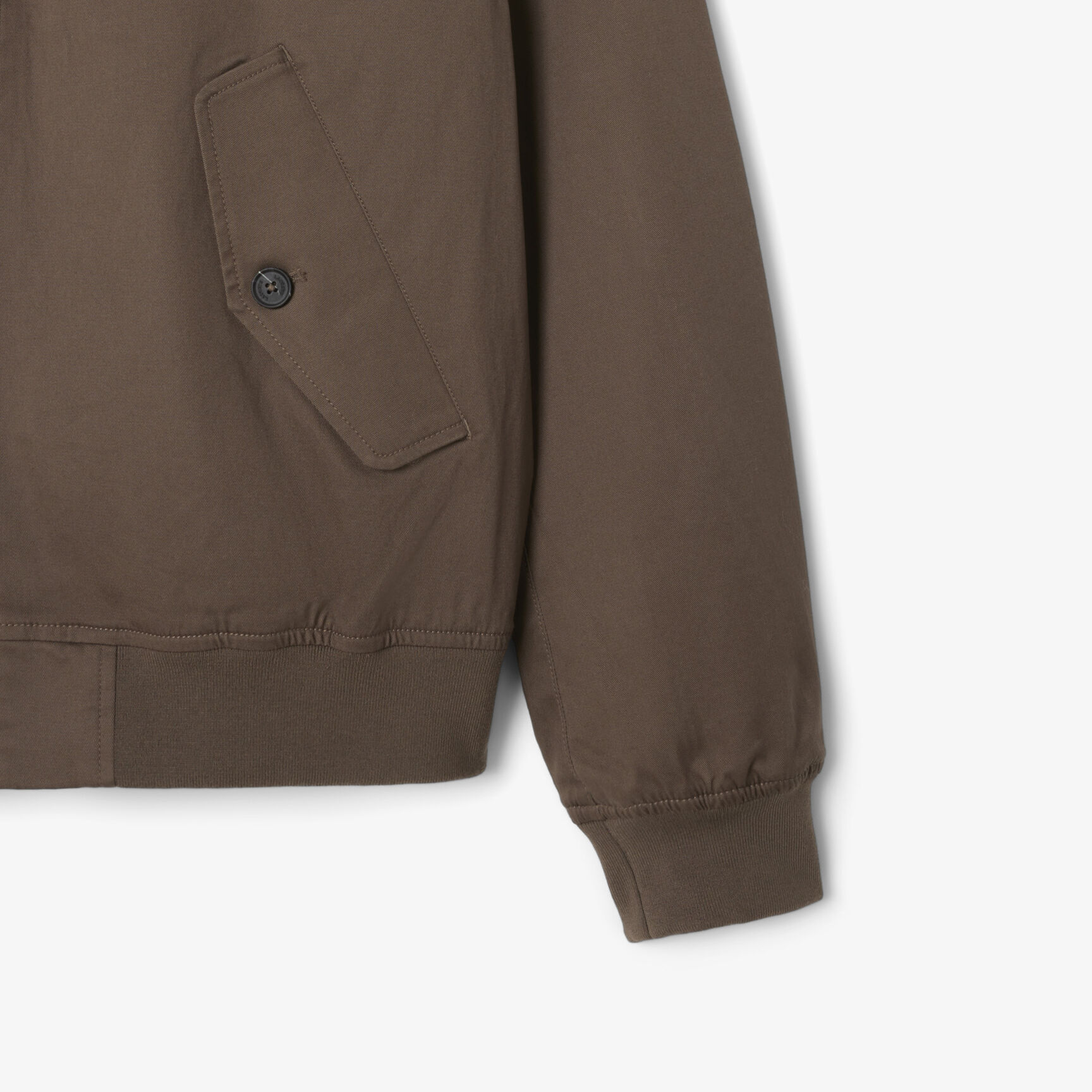 Water-Repellent Twill Harrington Jacket