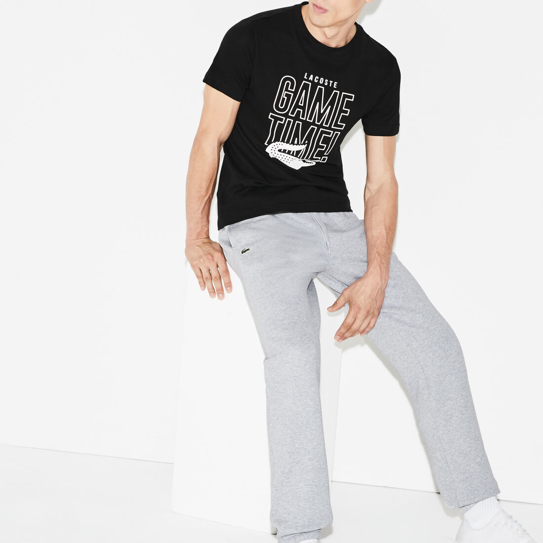 Men's Lacoste SPORT Tennis trackpants in fleece Men's Lacoste SPORT Tennis trackpants in fleece