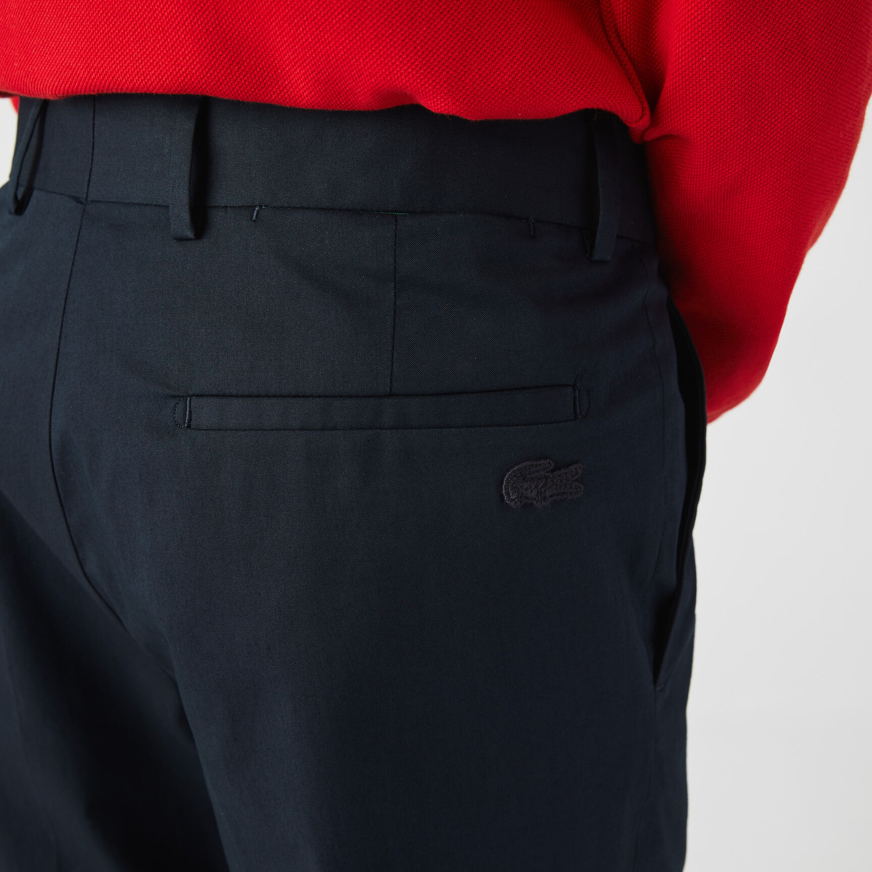 بنطلون تشينو من القطن المرن ذو قصة ضيقة للرجال